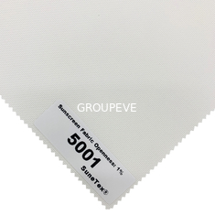 El PVC de la ventana francesa cubrió las telas blancas ASTM G21 de la protección solar del poliéster