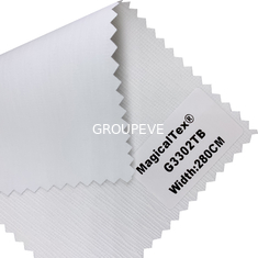 Fabrcs de capa blancos 100% de las persianas de rodillo de la espuma de la anchura del poliéster los 2.8m de la aduana de Blockout para las cortinas y persianas