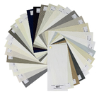 Window Shades 89mm 127mm Plain PVC Vertical Blinds Fabric CE SGS ROHS