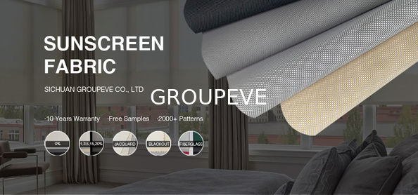 Calidad Tela de la protección solar del poliéster Fábrica