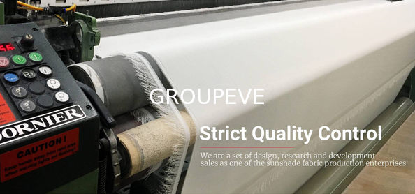 Calidad Tela de la protección solar del poliéster Fábrica