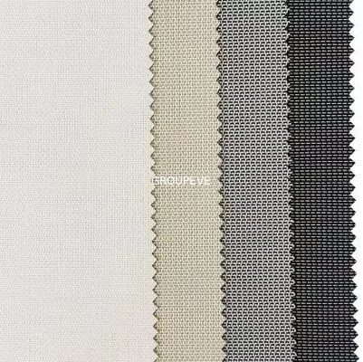 comprar Tela de la protección solar de la franqueza del 5% para el PVC de la pantalla el 75% del PVC de la sombra del rodillo de las persianas de rodillo y el poliéster del 25% Fabricación en línea