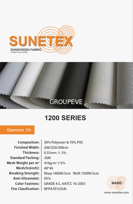 comprar Tela de la protección solar del poliéster de la cortina de Windows de la oficina para los hoteles de gama alta Fabricación en línea