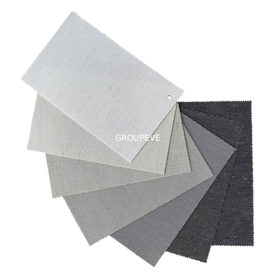 comprar Oficina solar de lino del PVC el 16% Mesh Polyester Sunscreen Fabric For del poliéster el 66% del 18% Fabricación en línea