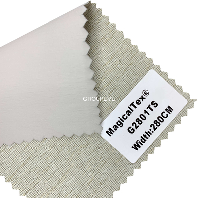 comprar Tela ciega estándar pintada 100% de rodillo de la anchura los 280cm del apagón de la protección de Sun del poliéster Fabricación en línea