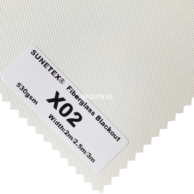 comprar Tela 530g/M2 de las persianas de rodillo del apagón de la fibra de vidrio de Greenguard Fabricación en línea
