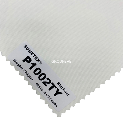 comprar El llano 100% del apagón del poliéster colorea la tela ciega de rodillo de la anchura de 3M para la decoración casera Fabricación en línea