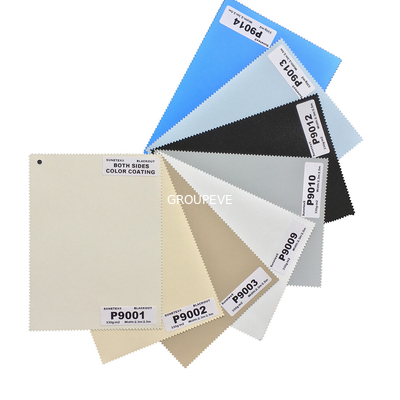 comprar Tejidos para persianas para ventanas con recubrimiento blanco 100% oscurecido Fabricación en línea