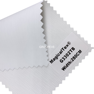 comprar Fabrcs de capa blancos 100% de las persianas de rodillo de la espuma de la anchura del poliéster los 2.8m de la aduana de Blockout para las cortinas y persianas Fabricación en línea