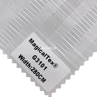 comprar de 220gsm tarifa blanca el 50% del apagón de la tela del rodillo del poliéster semi Blockout Fabricación en línea