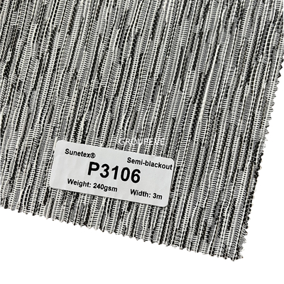 Tela 240gsm de las persianas de rodillo del poliéster de la anchura de 3M de la decoración de la ventana