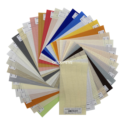 comprar La vertical 127m m llana del PVC de las sombras de ventana 89m m ciega SGS ROHS del CE de la tela Fabricación en línea