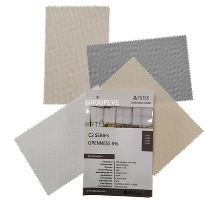 comprar Prenda impermeable ultravioleta anti ciega de la tela al aire libre del poliéster de rodillo del apagón de la protección solar Fabricación en línea