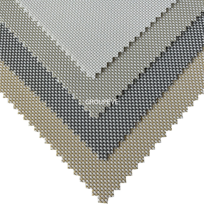 comprar C1500 Sombras de ventanas de rodillos precortadas NFPA 701 Tejido de decoración para bloqueo solar de 42x42' Fabricación en línea