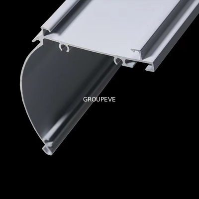 comprar El polvo de aluminio de la cubierta principal superior ciega del carril de la aleación de aluminio 6063 cubrió Fabricación en línea