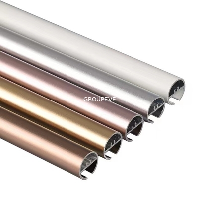 comprar el tubo de aluminio ciego de la sombra del rodillo de 38m m anodizado se pulveriza cubierto Fabricación en línea