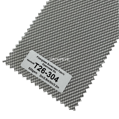 comprar Tela ciega ASTM G21 de la tela de la fibra de vidrio del 42% de la protección solar de las sombras blancas del rodillo Fabricación en línea