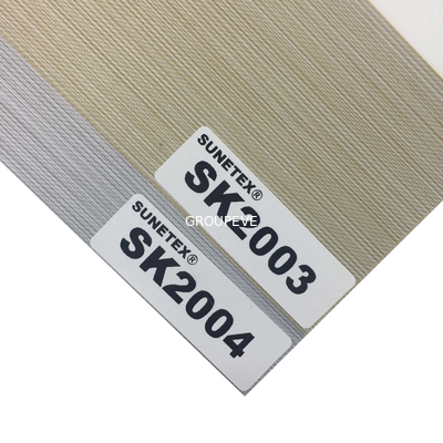 comprar El material de cortina de la cebra de Sunetex motorizó la tela 50*75m m de las persianas Fabricación en línea
