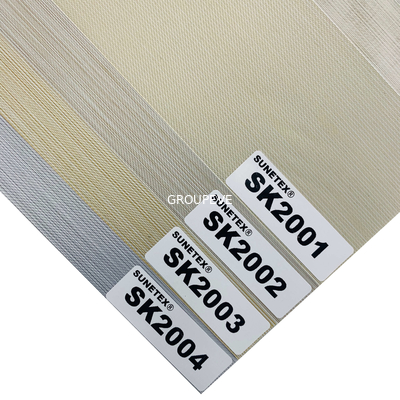 comprar Longitud de rollo ciega doble de la tela de la cortina de la cebra de la capa día y noche los 50m Fabricación en línea