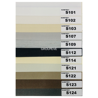 comprar semi tela ISO105B02 de las persianas de la cebra de las persianas de rodillo del apagón 120g/M2 Fabricación en línea