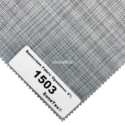 comprar Telas granulosas de la protección solar de la armadura llana de la multa de la franqueza de la obra clásica el 5% para las persianas de rodillo Fabricación en línea