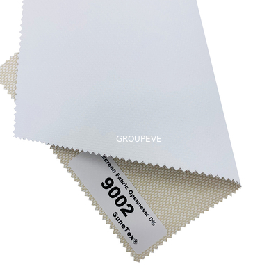 comprar El Pvc motorizado de las telas de la ventana de pantalla del poliéster del apagón de la franqueza del 0% cubrió Fabricación en línea