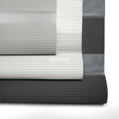 comprar Persianas 100% de rodillo ciegas de la ventana de la tela de la cebra del poliéster día y noche Fabricación en línea