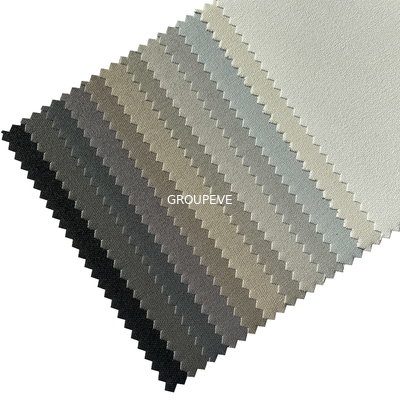 comprar Alta calidad 100% de poliéster impermeable persianas de rodillo de color negro de tela 2,8m de ancho para el salón Fabricación en línea
