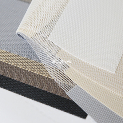 comprar Tejido horizontal de protección solar de cebra 100% poliéster doble capa de persianas Tejido Fabricación en línea