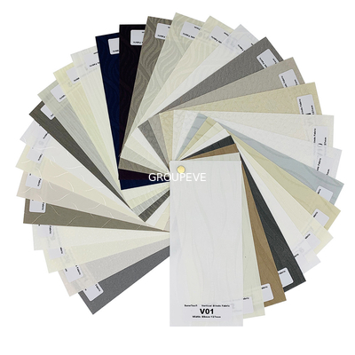 Precio barato 100% Poliéster Translúcido Vertical Blind Tejido Rollo Durable Nuevo Diseño