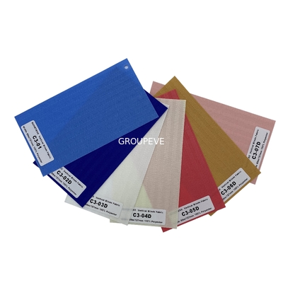 comprar La cortina vertical aislada termal ciega el azul de la tela con de alta calidad Fabricación en línea