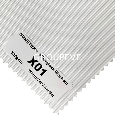 comprar Sunetex motorizó la tela ciega OEKO-TEX Oilproof del apagón vertical de la fibra de vidrio Fabricación en línea