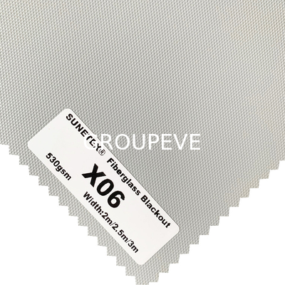 Sombras persianas PVC más fibra de vidrio cortina de negro de tejido rollo para cortina