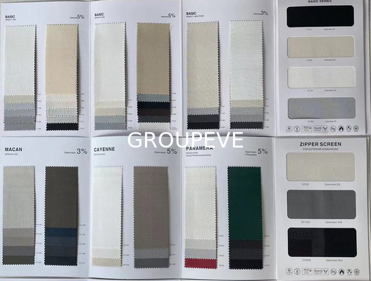 comprar Fabrica de protección solar de fibra de vidrio de 3% de apertura para persianas de ventanas exteriores Fabricación en línea