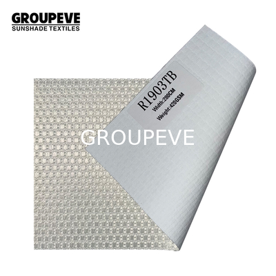 comprar Tejido de cortina de apagado persianas romanas Jacquard Roller Shade Tejido texturizado Fabricación en línea