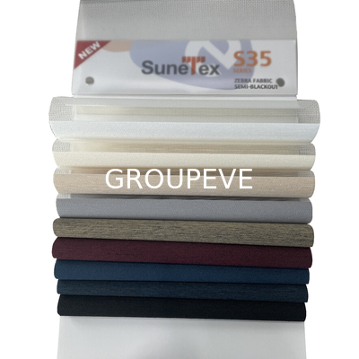 comprar Persianas de los obturadores de la tela del apagón de la cebra del tejido de poliester de Textil Fabricación en línea