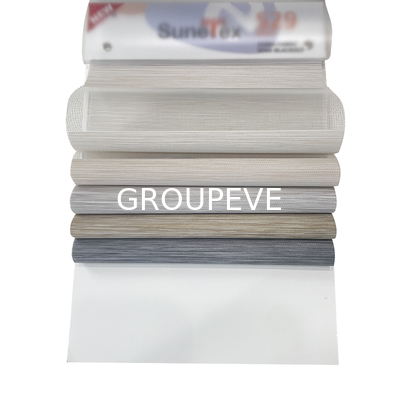 comprar Nueva del estilo tela de la cebra de las persianas de rodillo del apagón semi para la decoración casera Fabricación en línea
