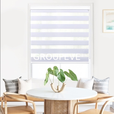 Smart Motor Cover Blackout Roller Zebra Sombras ciegas Tejido para ventana motorizada
