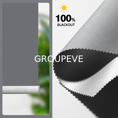 Largo de rollo de 40m Oficina y hogar impermeable UV Proof Blackout Material resistente a los colores Roller Blind Tejido
