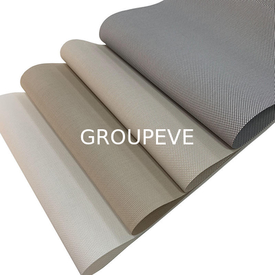 Material de PVC a prueba de fuego 3% de transparencia Protector solar Roller para ventanas exteriores Tela
