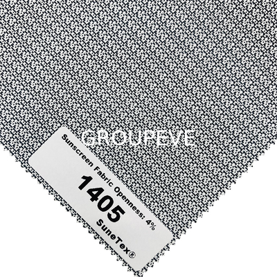 comprar Polyester Solar 4% de transparencia texturizada de patrón de rollo de telas ciegas para el tratamiento de ventanas Fabricación en línea