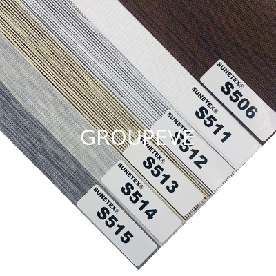 comprar El estilo de Corea 100% poliéster de color sólido Zebra Blind Tejido de apagón para ventanas ciegas Fabricación en línea