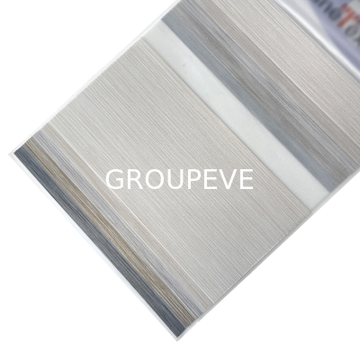 comprar Cortina de rodillo manual duradera doble transparente ligera de color sólido tejido ciego de cebra Fabricación en línea