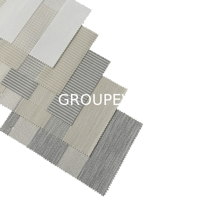 comprar 5% de apertura 3m de ancho FR persianas solares de doble capa con rodillos Tejidos para persianas de ventanas Fabricación en línea