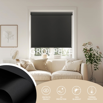 comprar Tejido de cortina de blanqueamiento 100% oscurecido con tela de sombrilla cubierta de plata Ancho 2,8 m Fabricación en línea