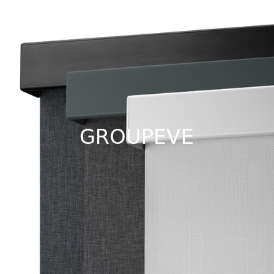 comprar Patrón sencillo Blanco Revestido 100% Poliéster 2.8m Ancho Oscurecimiento Luz Roller Blinds Tejidos Para Ventana Fabricación en línea