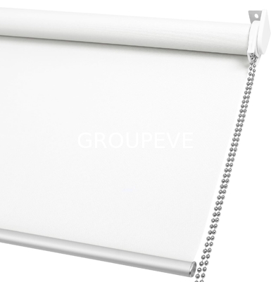 comprar Diseño de ventanas de oficina Blindes de poliéster con rollo de revestimiento blanco Fabricación en línea
