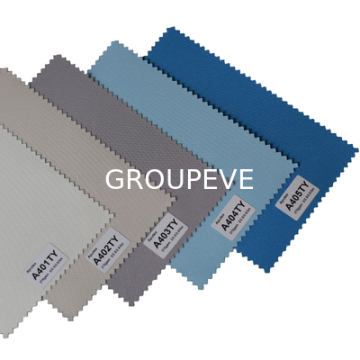 comprar 100% poliéster revestido de plata persianas de rodillo de apagado Tejidos para decoración de ventanas para el hogar Fabricación en línea