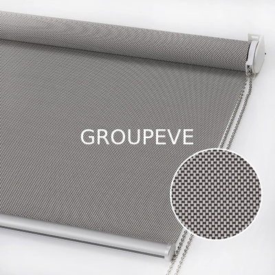 comprar 470 Gsm Abierto 5% Tejidos de fibra de vidrio Protector solar Blindados exteriores Fabricación en línea