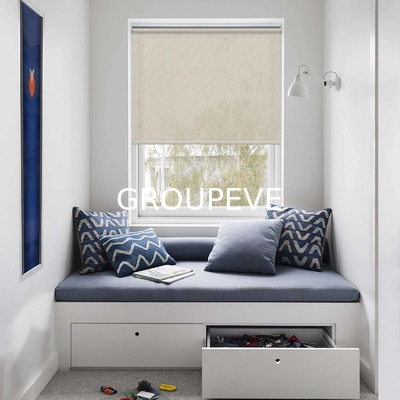 Jacquard Blackout Roller Blind Fabric PVC Coated Polyester Blinds Fabric White Coated Blackout Roller Fabric